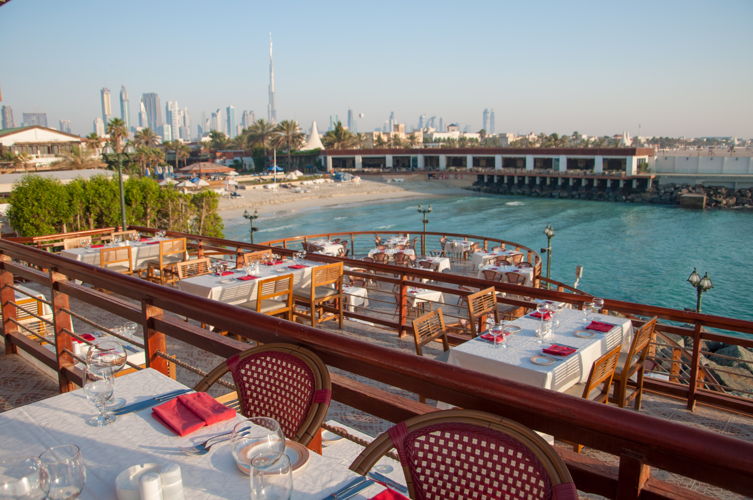 Elegant interior of Capanna Nuova Italian Restaurants Dubai