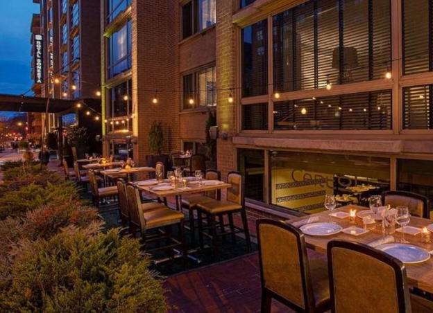 Elegant interior design at Certo Italian Restaurants Dubai