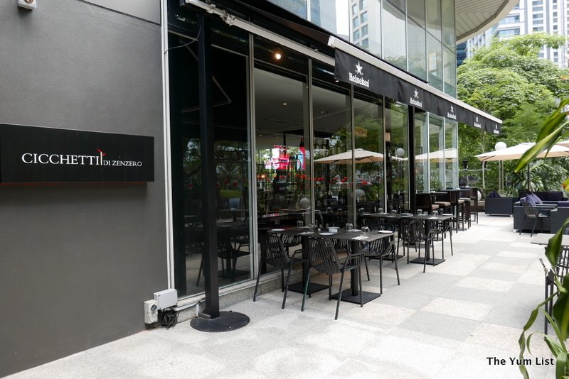 Elegant dining at Cicchetti di Zenzero Italian Restaurants in Dubai