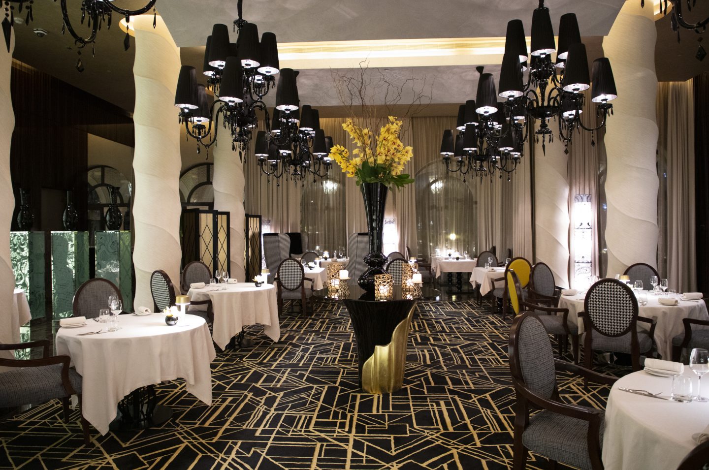 Chef Yannick Alléno in action Italian Restaurants in Dubai